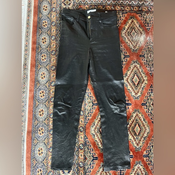 Frame Le Sylvie leather pants - Picture 1 of 7